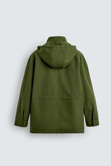 PARKA TECHNIQUE AVEC GILET DÉTACHABLE - Kaki de Zara - Image 9