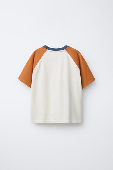 RAGLAN SLEEVE T-SHIRT - Ecru by Zara - Image 1