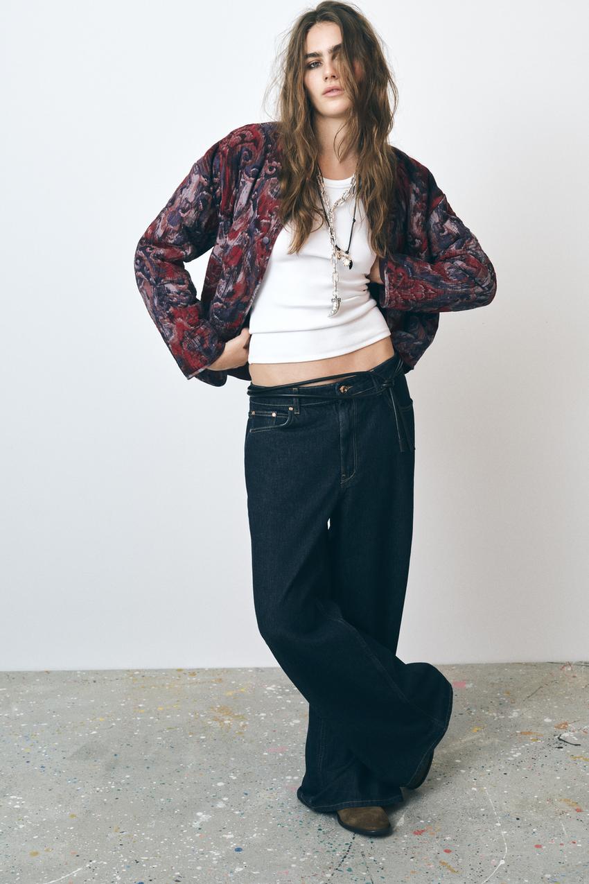 プリント キルティング ジャケット - マルチカラ― | ZARA Japan / 日本