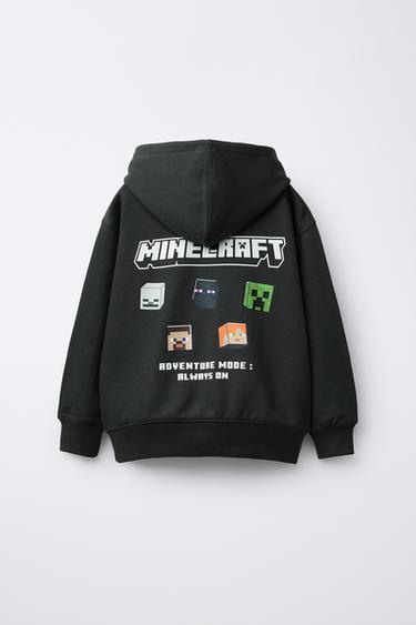 SWEAT À CAPUCHE MINECRAFT © MOJANG AB. ™ - Gris foncé de Zara - Image 1