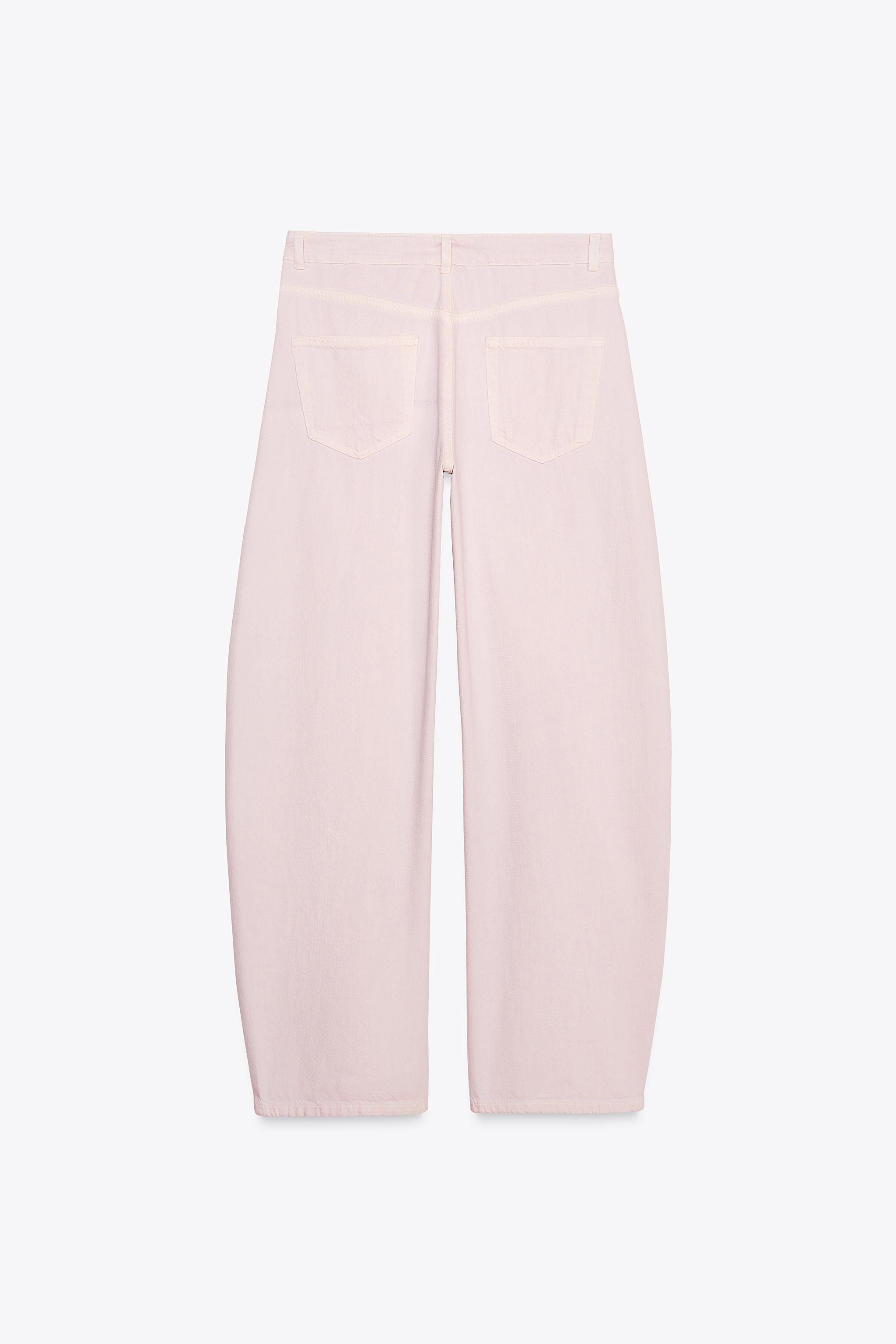 ZW COLLECTION BARREL HIGH-WAIST デニムパンツ - ラベンダー