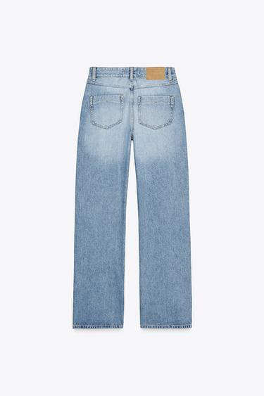 Z1975 HIGH-WAIST BOOT-CUT JEANS - Mid-blue by Zara - Image 2