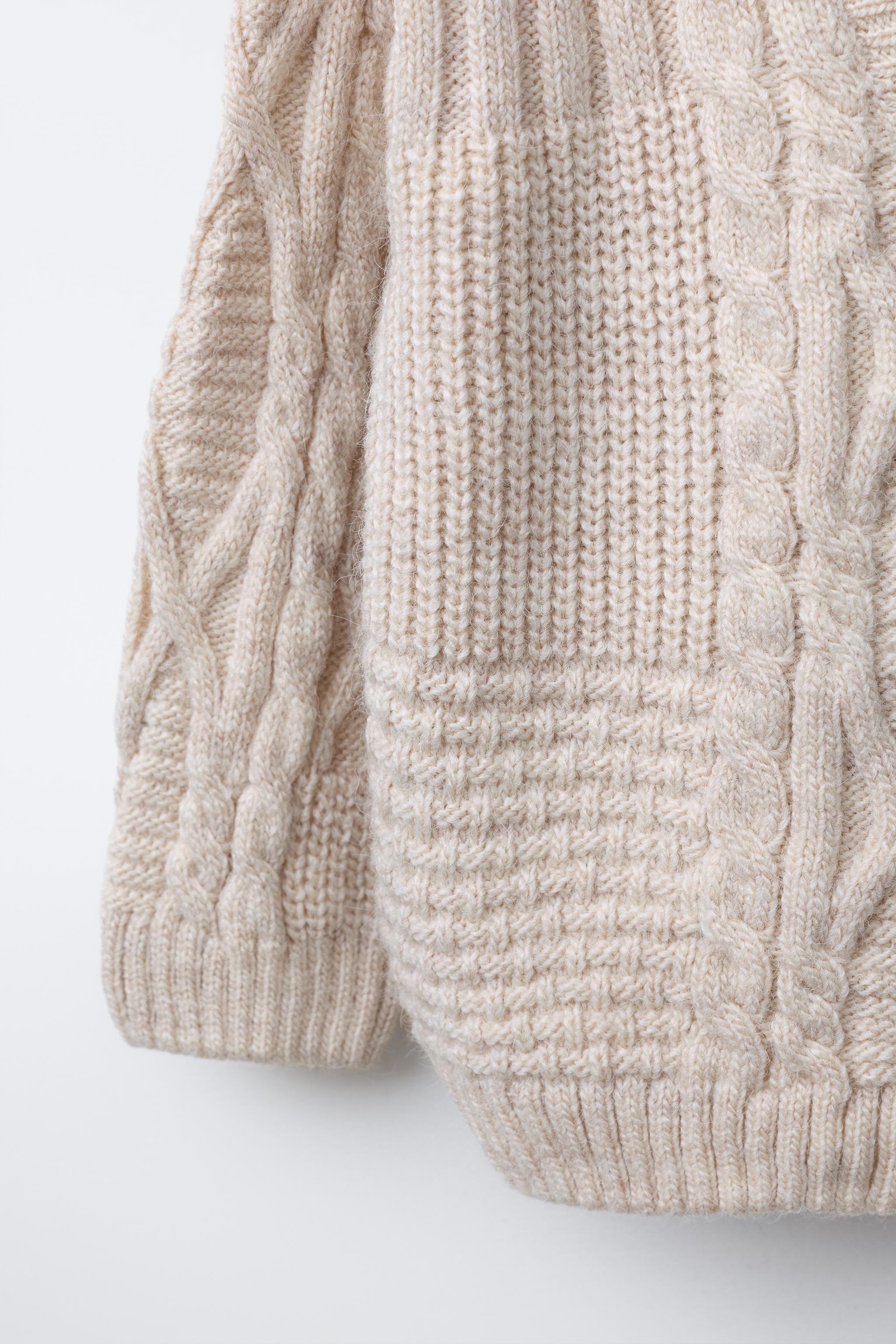 PATCHWORK KNIT CARDIGAN