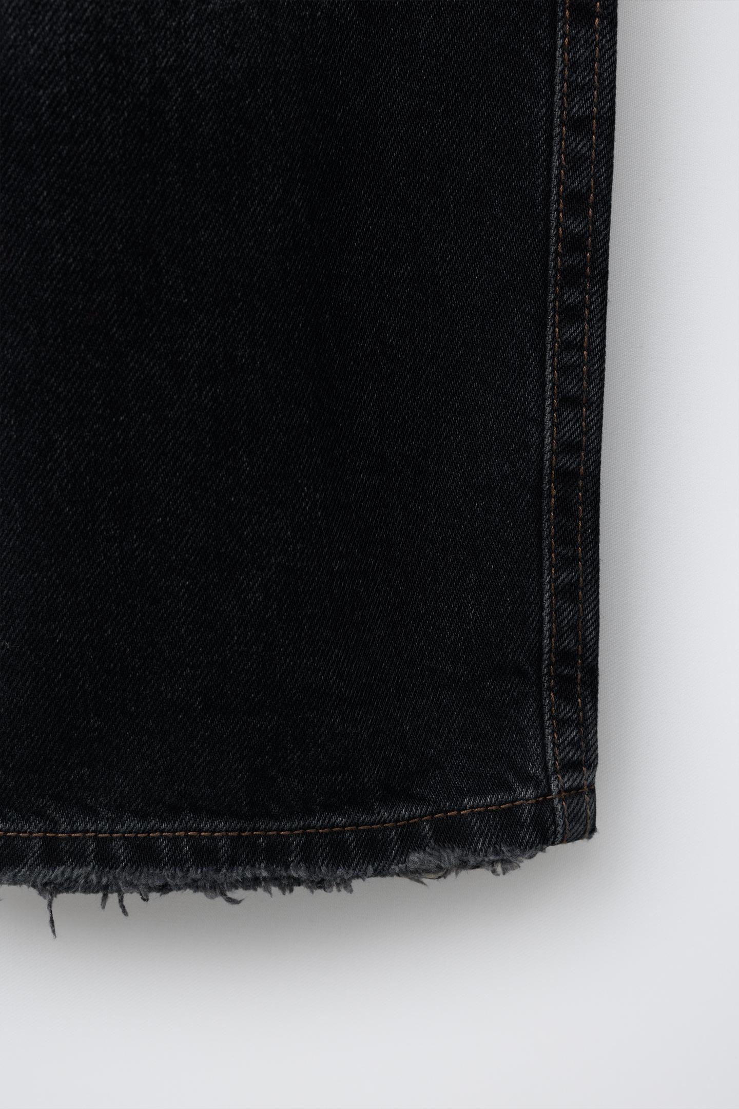 Детские джинсы Zara Star Baggy, цвет: Синий / Чёрный — фото 5