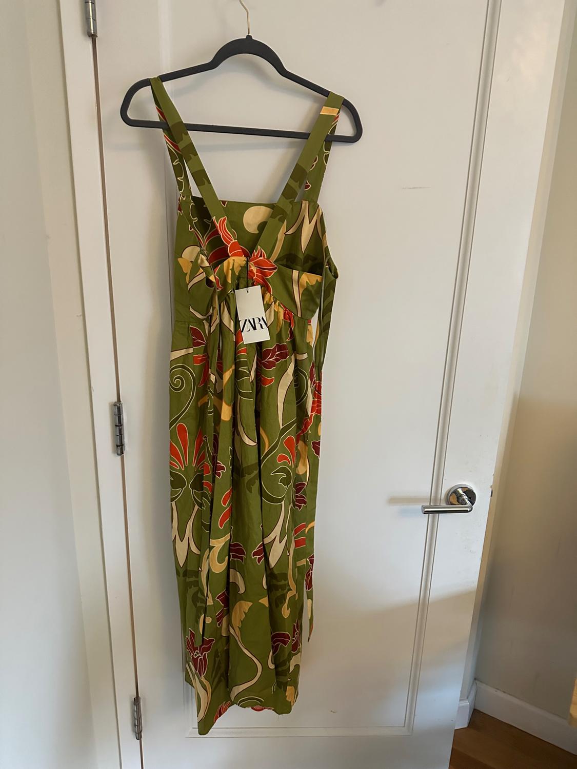 PRINTED MIDI DRESS ZW COLLECTION - Image 2