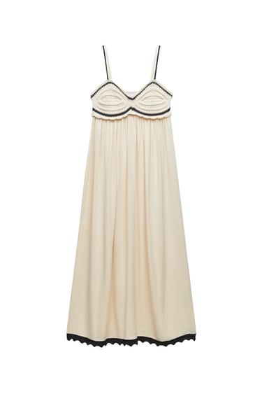 COMBINATION KNIT DRESS