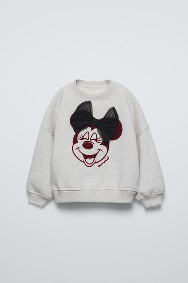 Zara MINNIE MOUSE © DISNEY TULLE SWEATSHIRT - Gray marl