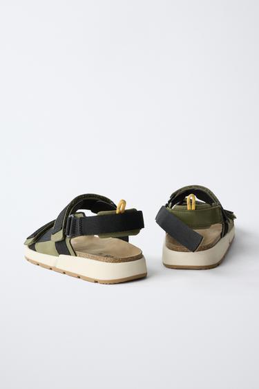 SANDALES TECHNIQUES - Vert kaki de Zara - Image 6