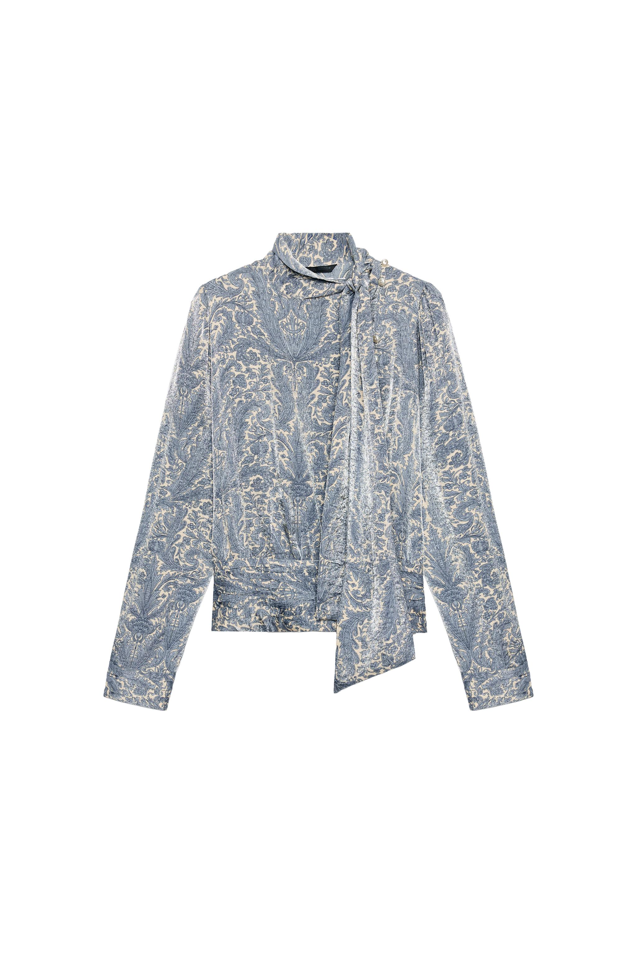 BLUSA ESTAMPADA LAZO