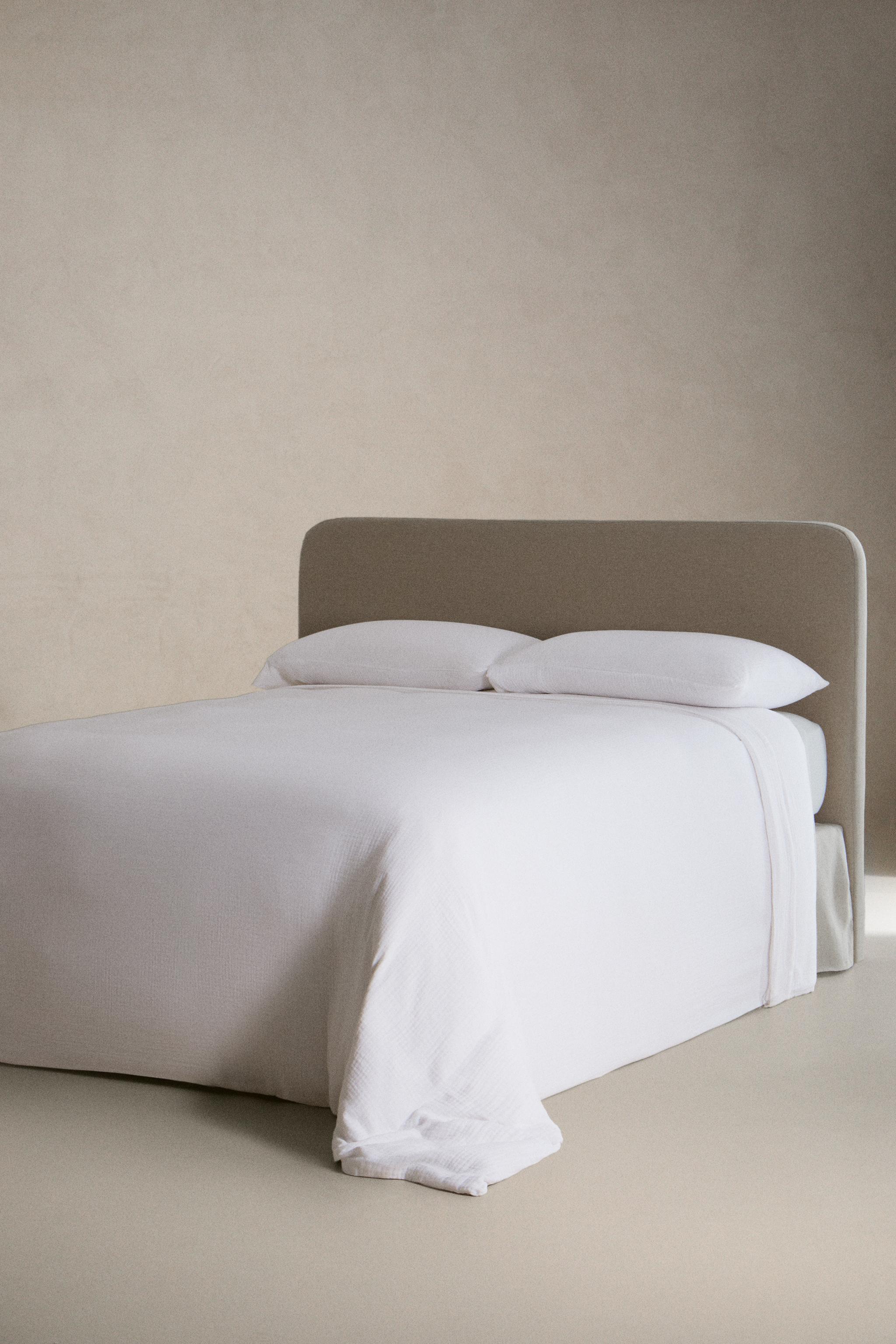 ガーゼ フラットシーツ - ホワイト | ZARA Japan / 日本