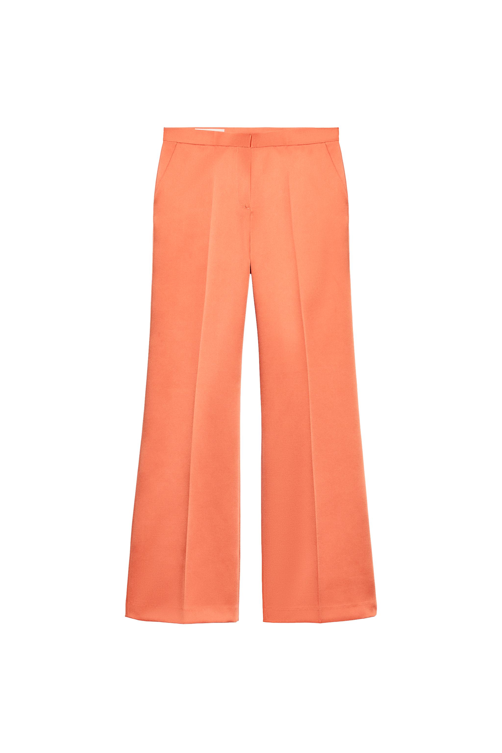 SATIN STRAIGHT PANTS