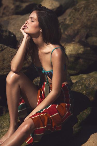 STRIPED PAREO - Multicoloured by Zara - Image 2