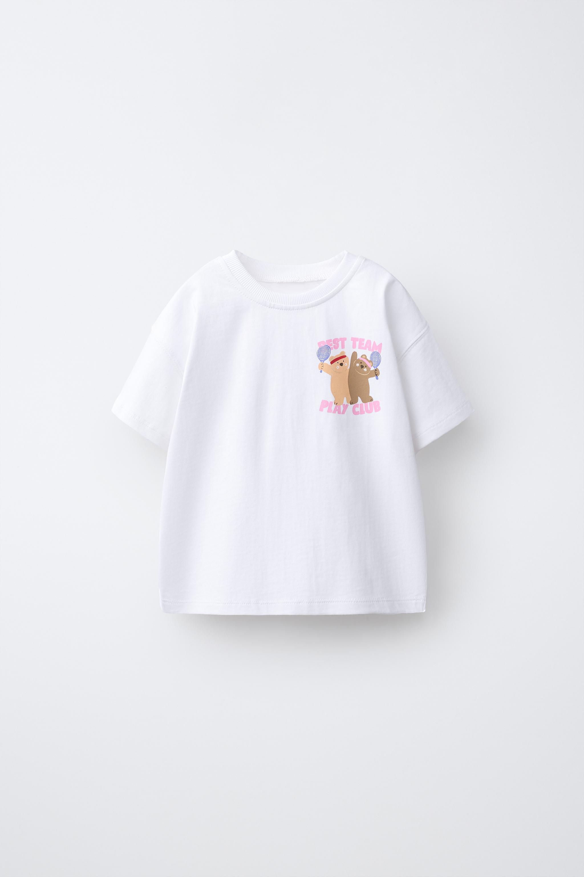 HEART PRINT T-SHIRT — Oyster-white