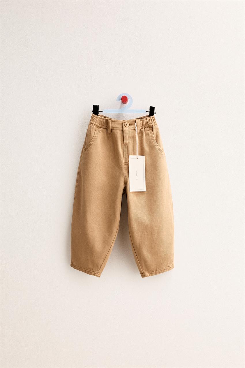 Topman - Pantalon cargo large en sergé structuré - Marron | ASOS
