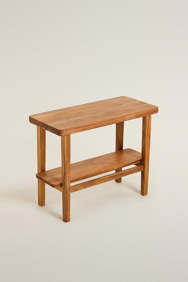 ACACIA WOOD BENCH — Brown 2