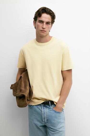 100% cotton short-sleeve T-shirt — Lime green 2