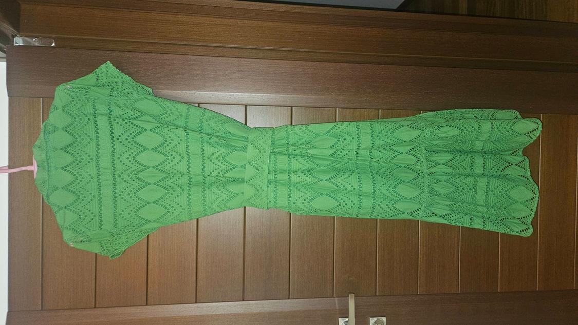 SHIRT DRESS WITH CUTWORK EMBROIDERY - Image 4
