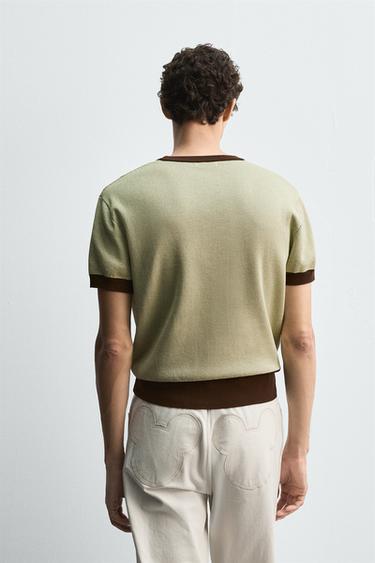 T-SHIRT EN MAILLE MICKEY MOUSE HARRY LAMBERT FOR ZARA X DISNEY - Jaune de Zara - Image 2