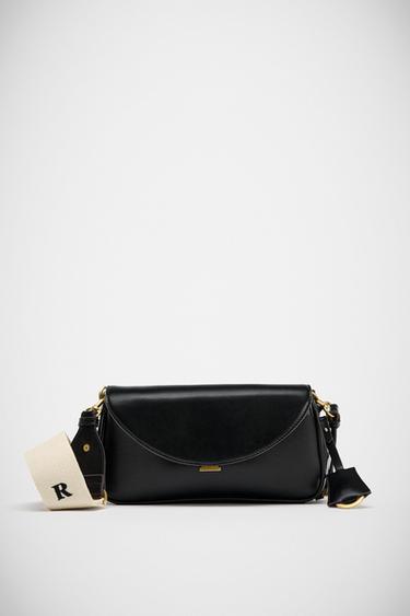 BOLSA TIRACOLO ALONGADA - Preto da Zara