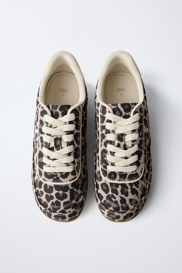 ANIMAL PRINT TRAINERS - Brown by Zara - Image 4
