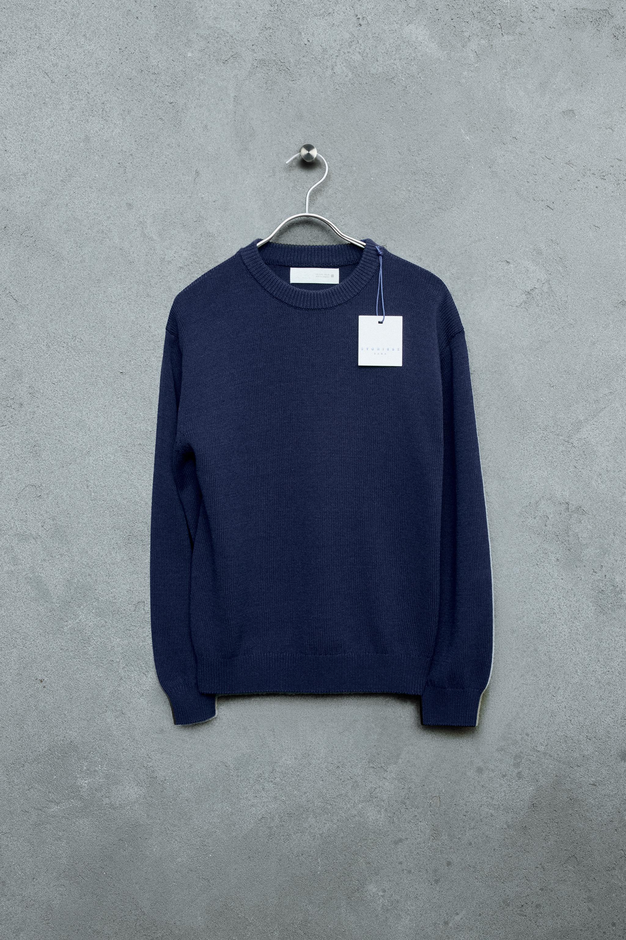 STORIESZ - COTTON AND LINEN KNIT JUMPER