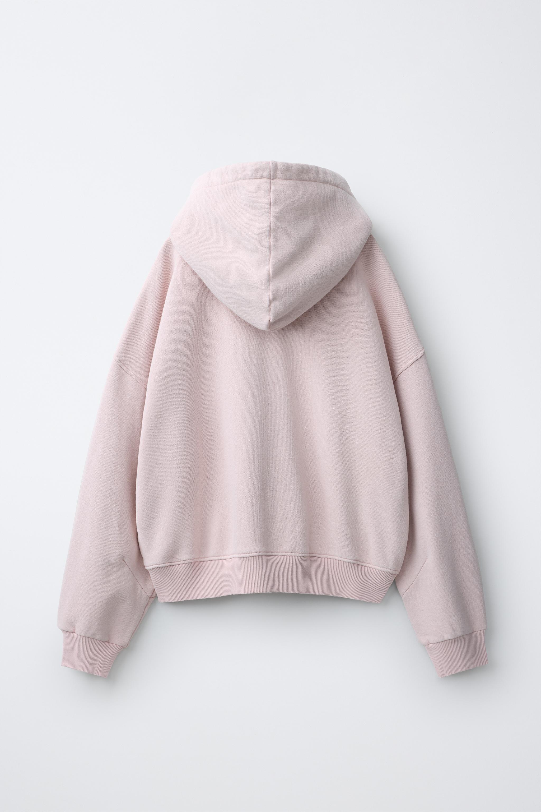 Детские худи Zara STAR STUD ZIP SWEATSHIRT — фото 3
