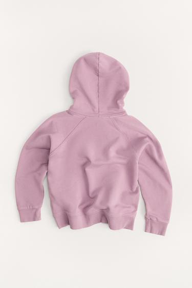 6-14 ANS/ SWEAT À CAPUCHE VARSITY 50TH ANNIVERSARY Rose pastel