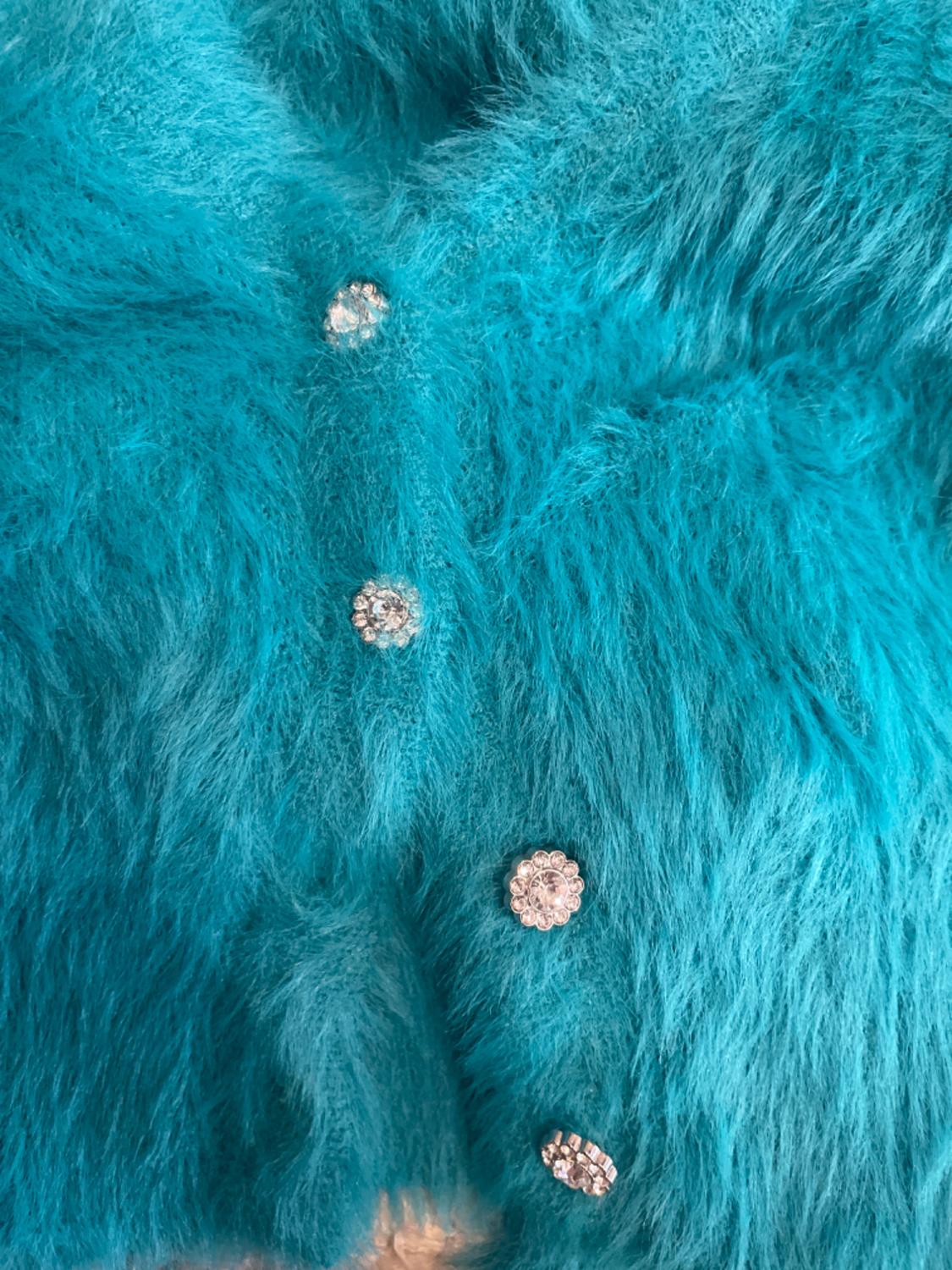 FUZZY KNIT CARDIGAN - Image 3