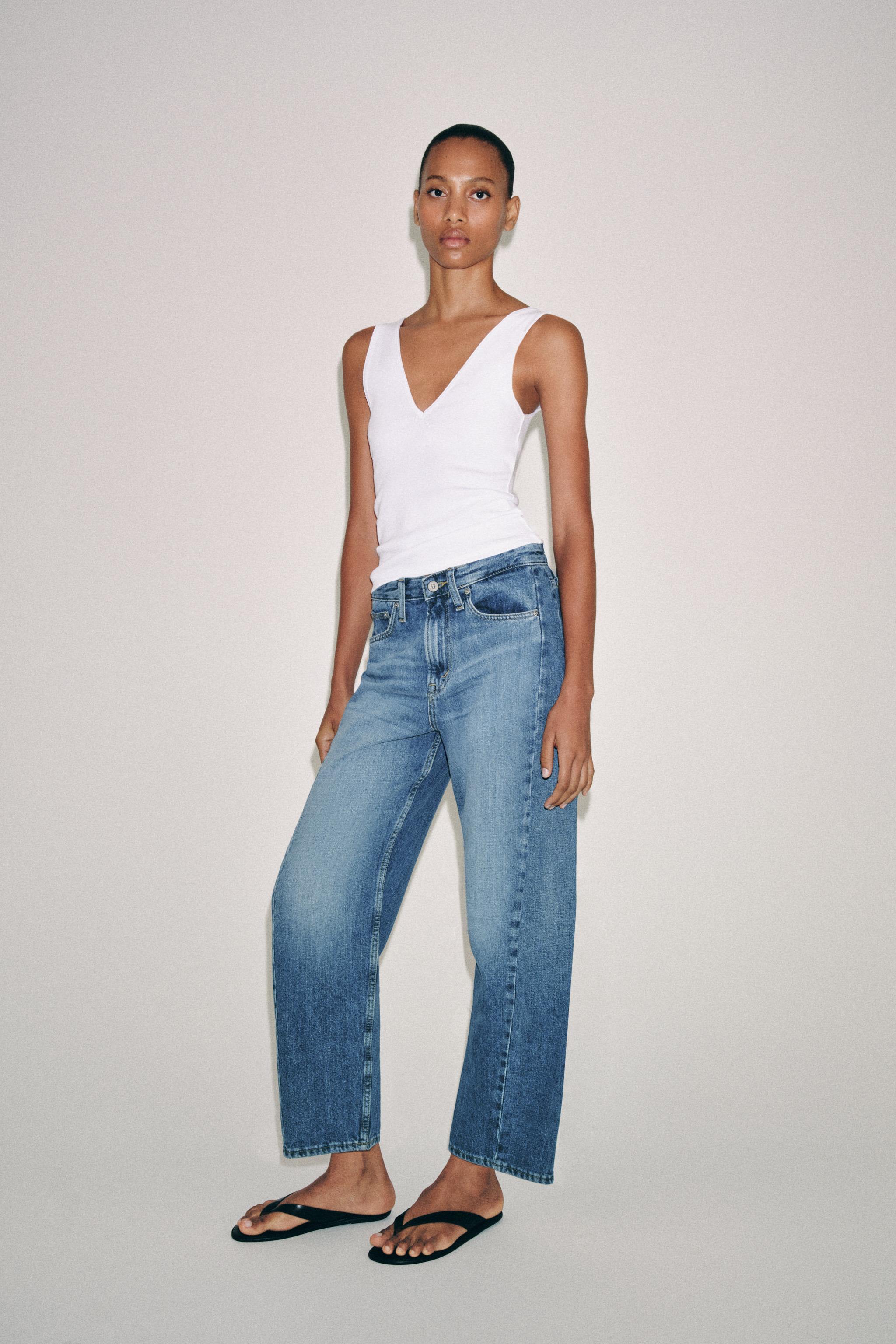 Zara ZW COLLECTION ANKLE RELAXED ORTA BEL JEAN