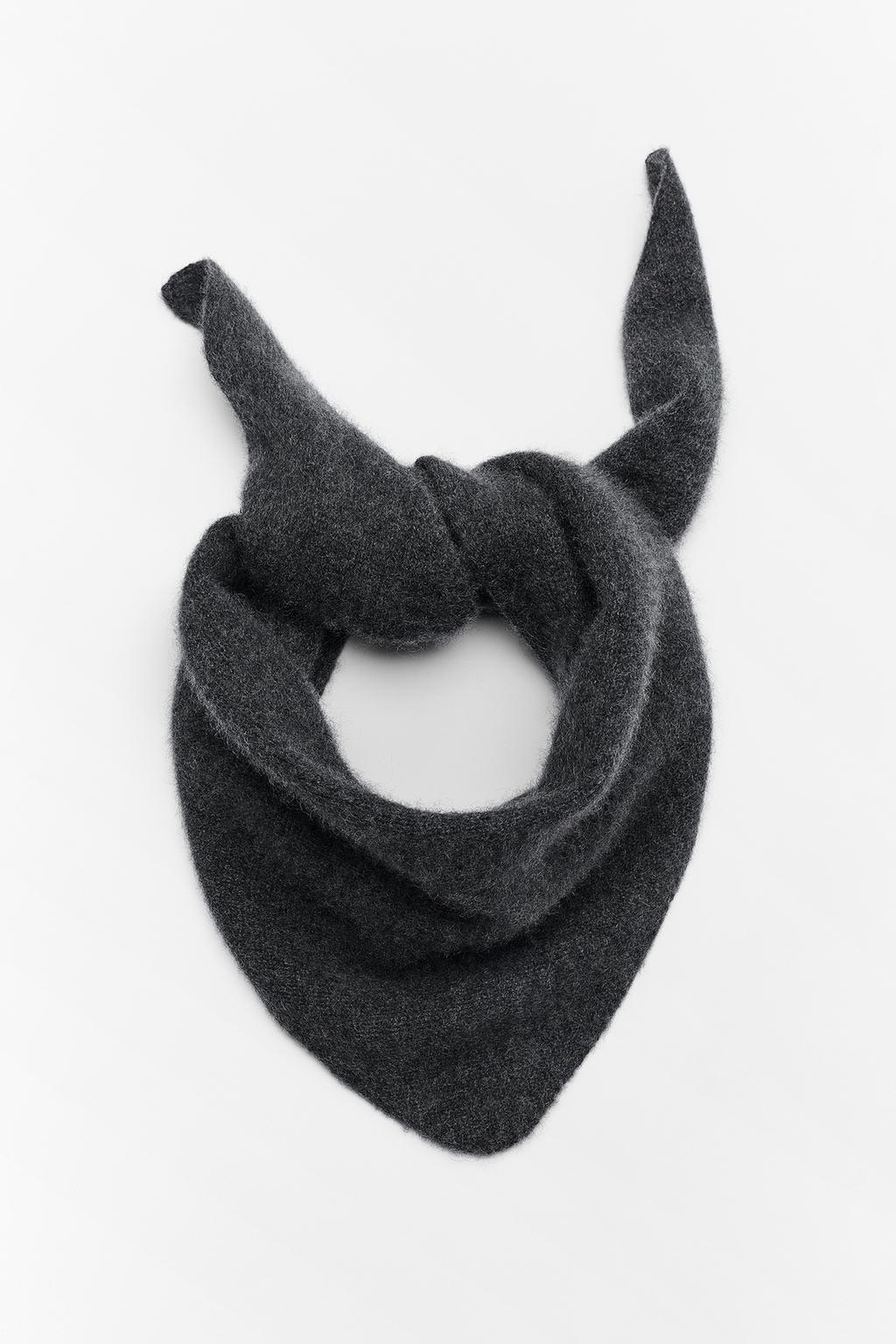 PLAIN 100% CASHMERE BANDANA