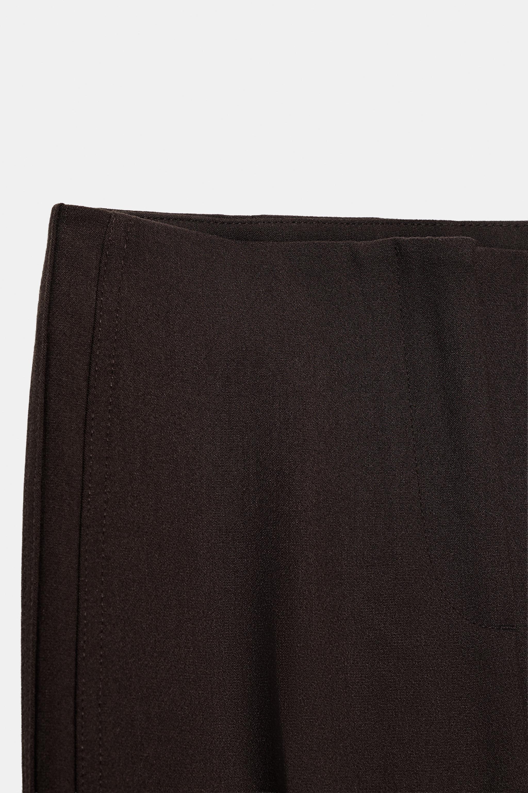 PANTALON FLARE TAILLE BASSE