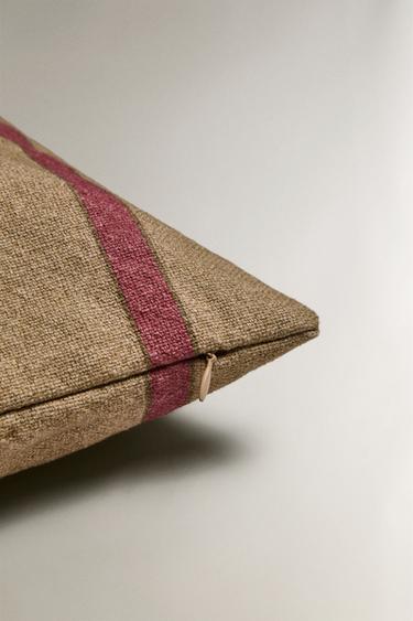 HOUSSE DE COUSSIN RAYURES - Moutarde de Zara - Image 3