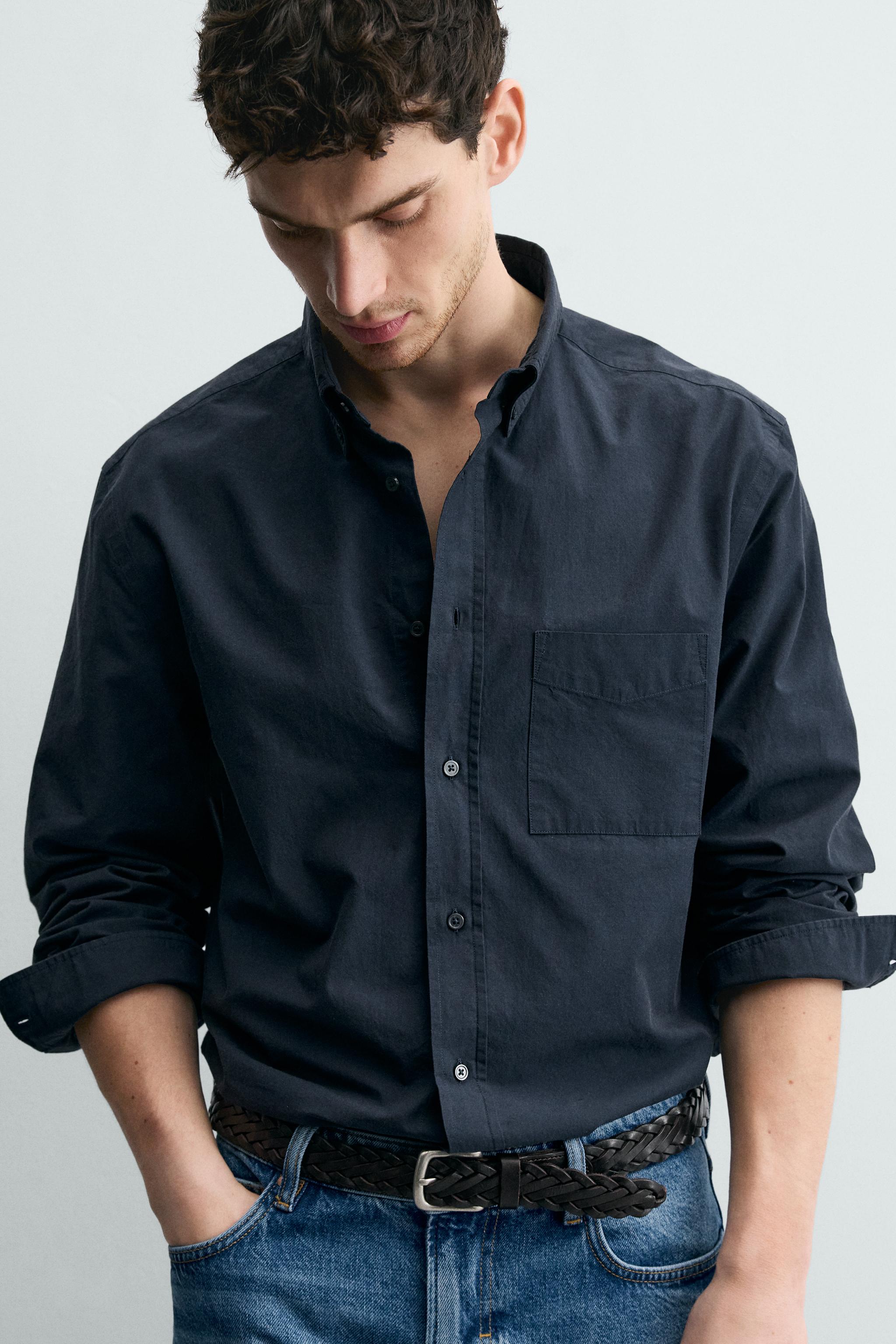 REGULAR FIT COTTON SHIRT