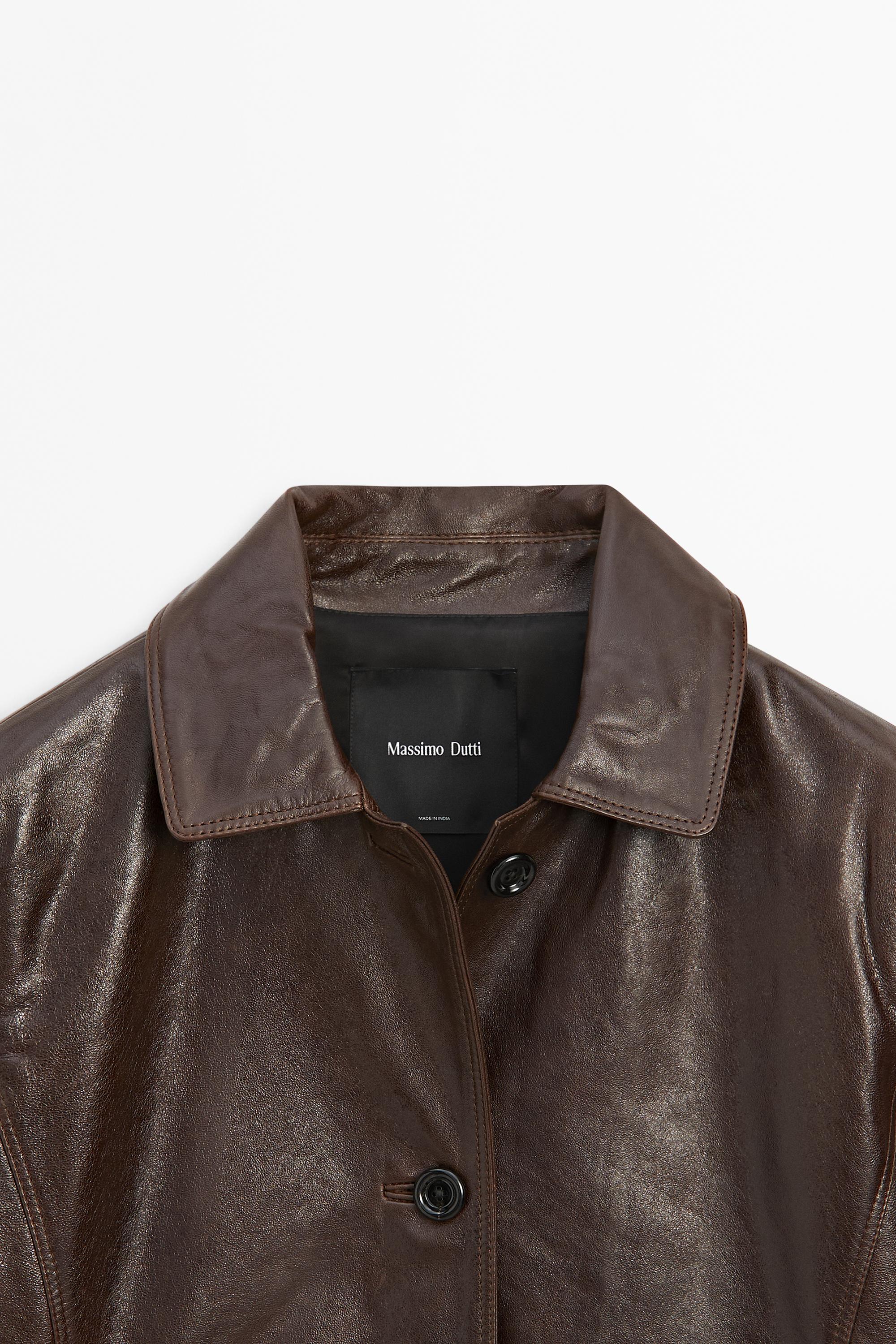 Nappa leather jacket