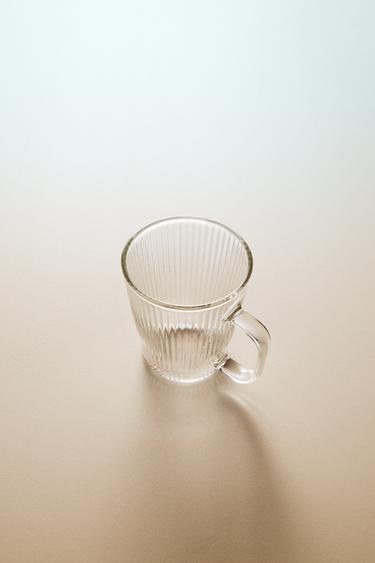 TASSE EN BOROSILICATE À LIGNES - Transparent de Zara - Image 6