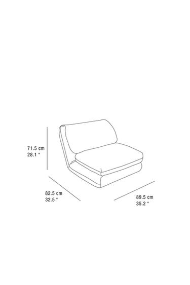 FOLDING BOUCLÉ ARMCHAIR - Ecru by Zara - Image 7