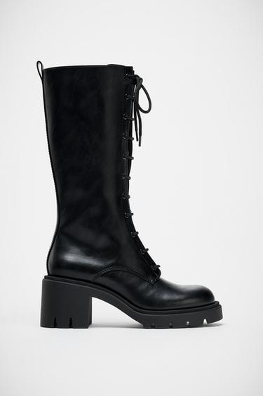 BOTA COM CADARÇOS - Preto da Zara