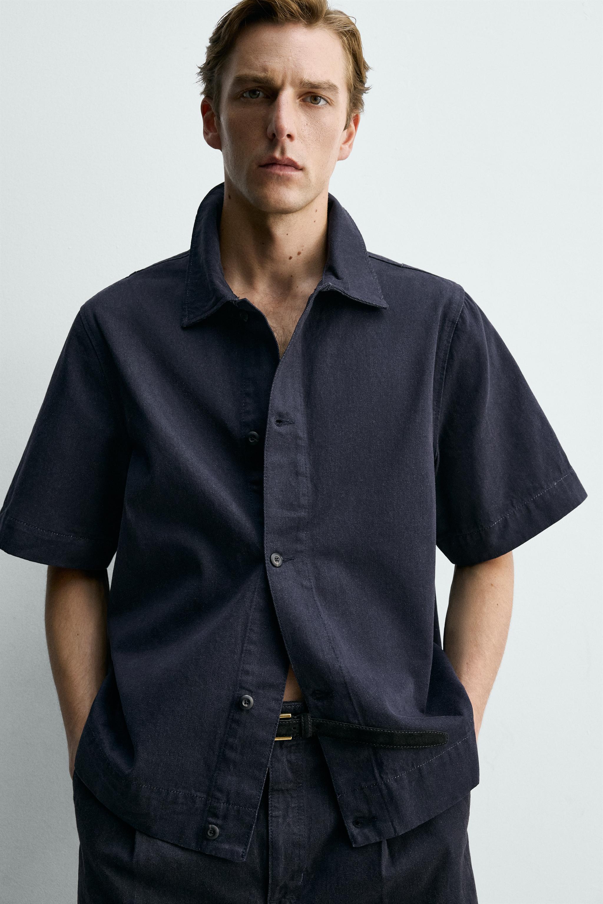 RELAXED FIT DENIM SHIRT