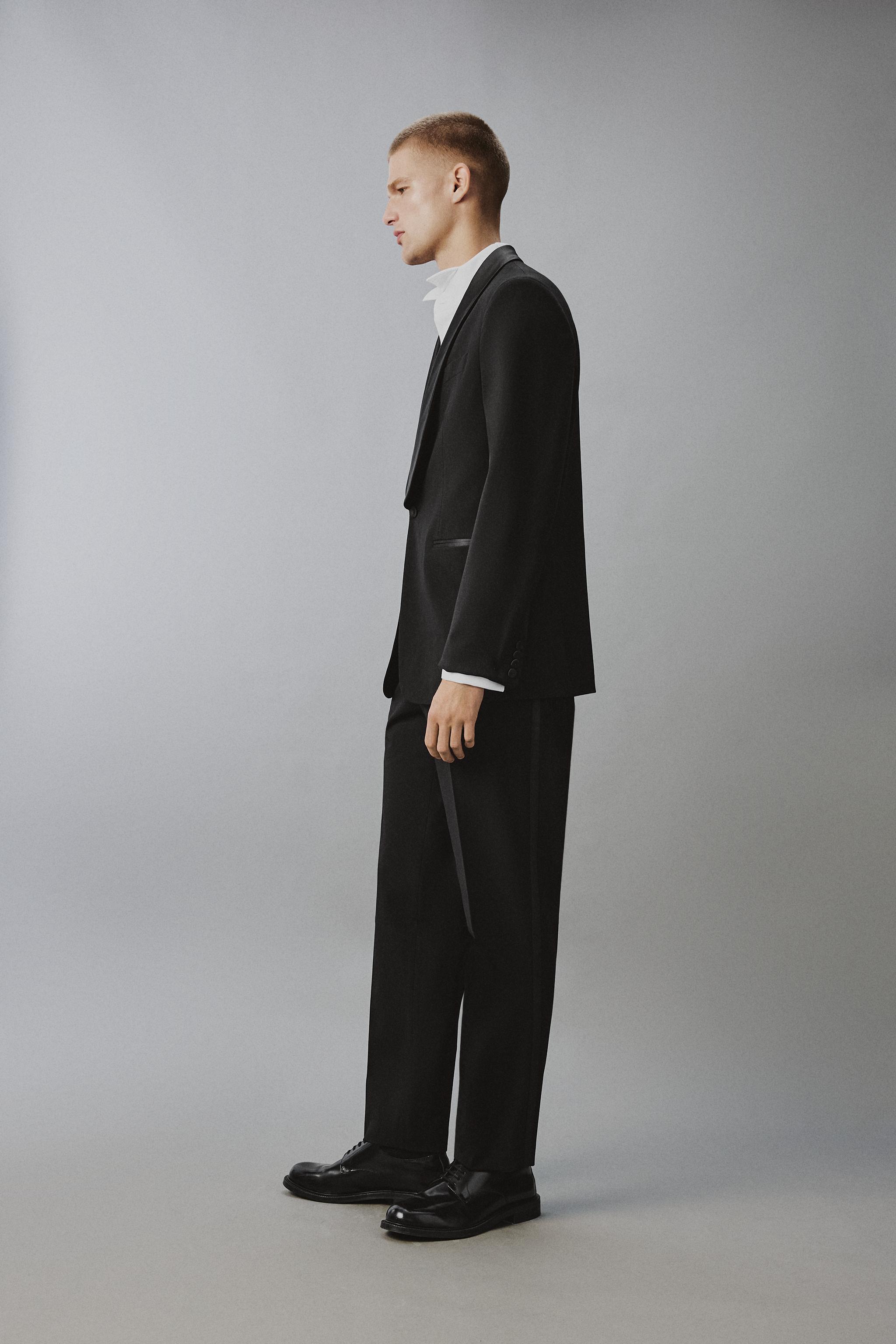 SHAWL LAPEL TUXEDO BLAZER