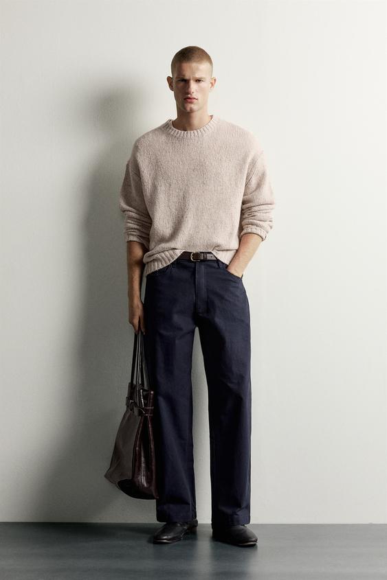 FLECKED WOOL BLEND JUMPER - Ecru by Zara - Image 0