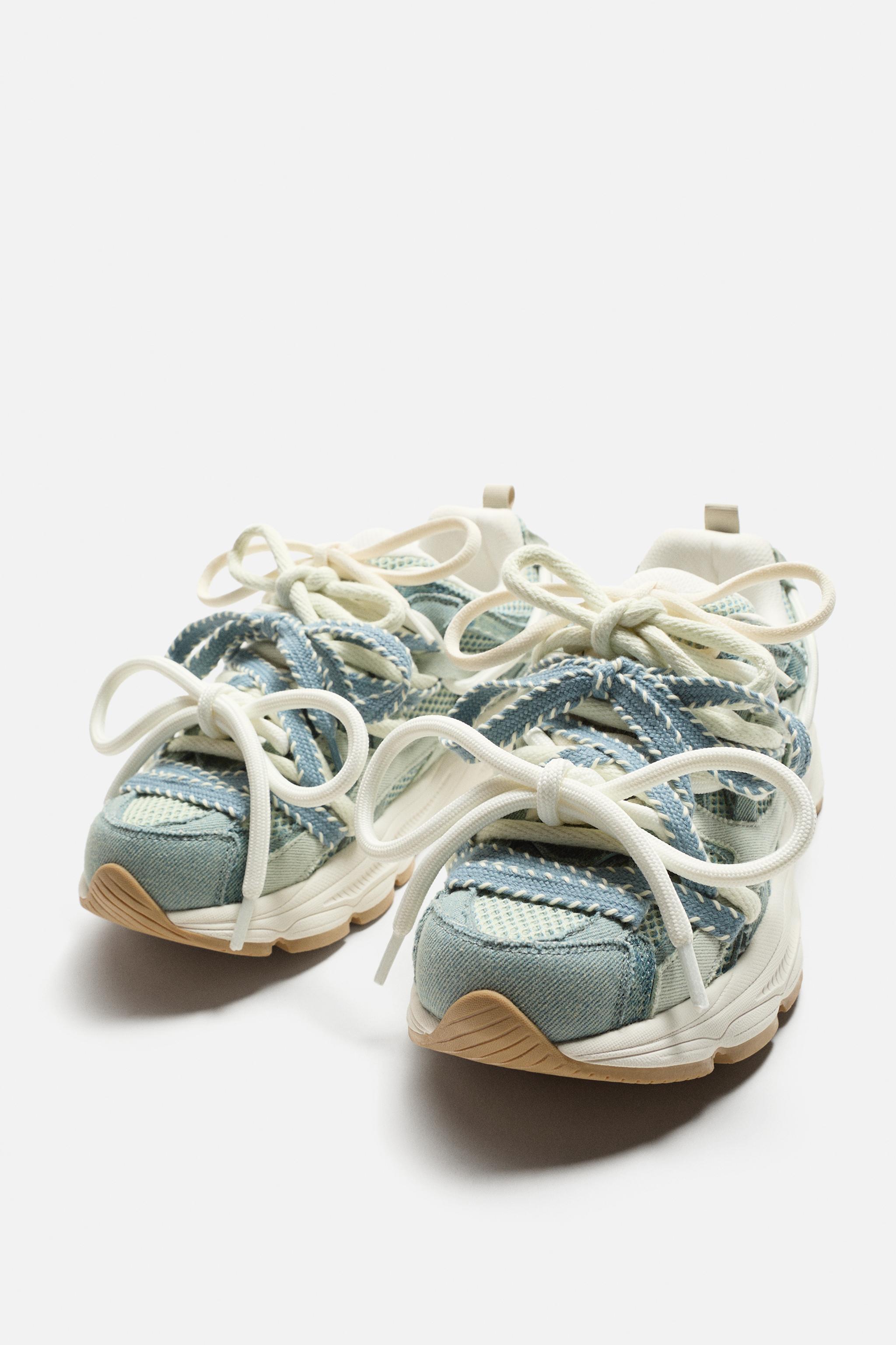 ZARA マルチレーススニーカー 2319/520 ZARA】マルチレーススニーカー ブルー | 2319/520/400 (ZARA