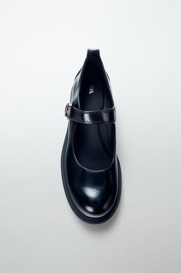 PLATFORM BUCKLE MARY JANE SHOES - Black by Zara