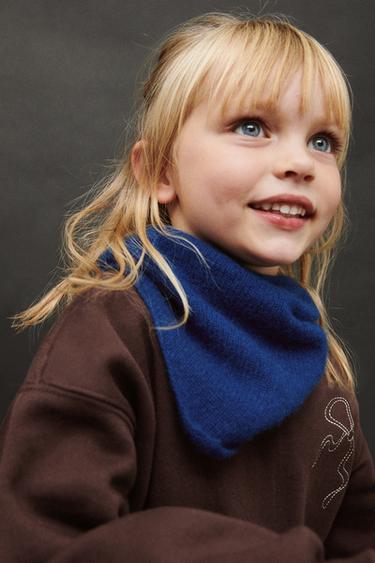 SUDADERA BORDADO CONTRASTE - Chocolate de Zara