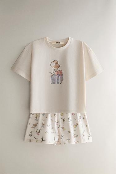 PYJAMA ENFANT SOURIS - Blanc cassé de Zara - Image 0