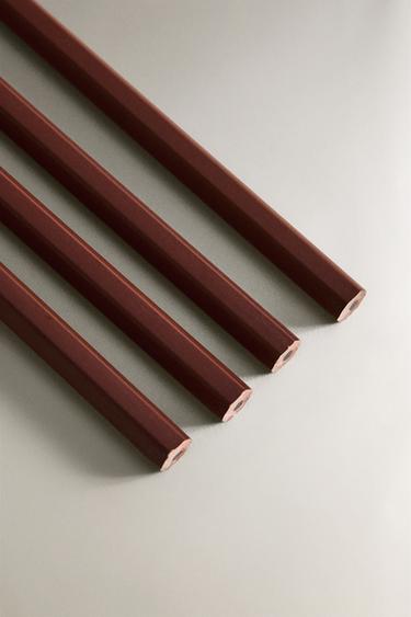 PENCILS (PACK OF 4) - Burgundy by Zara - Image 2
