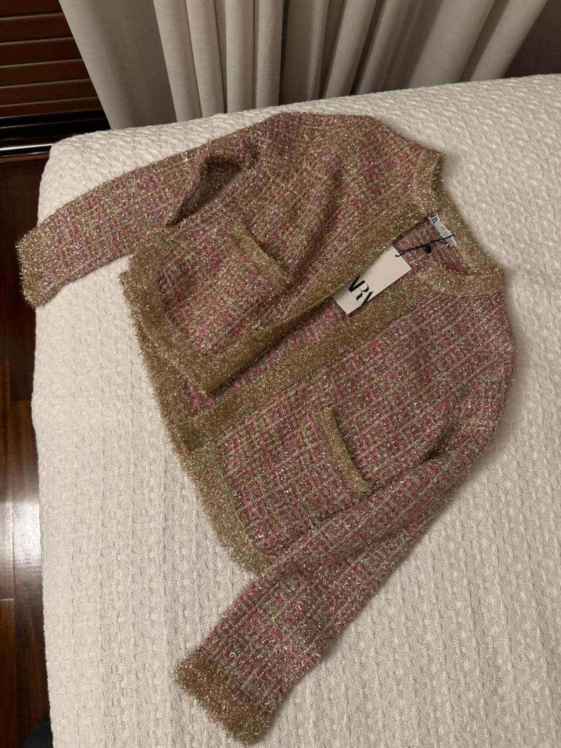 CHECK KNIT CARDIGAN - Image 3