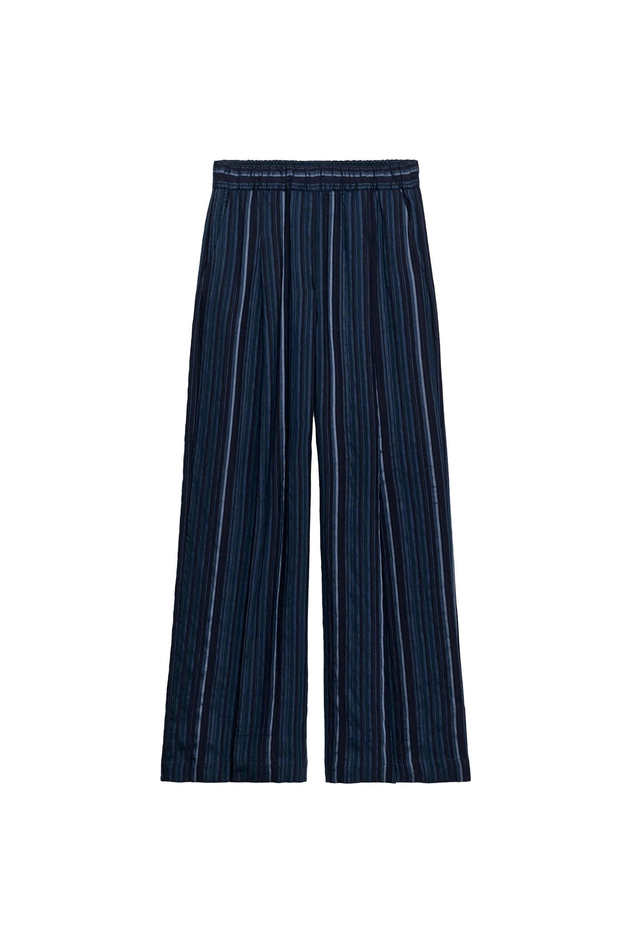 ZW COLLECTION STRIPED PALAZZO PANTS