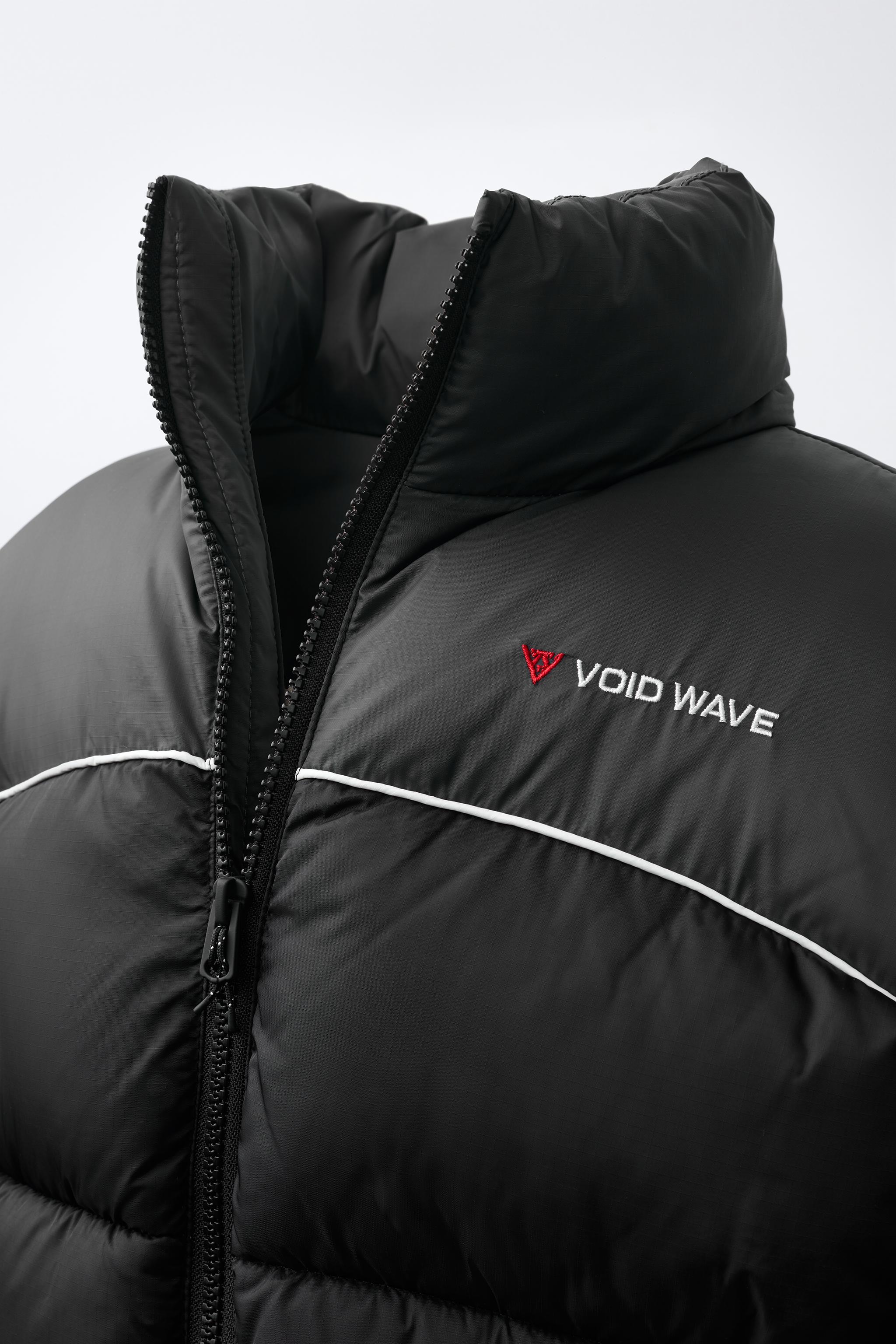 WATER-REPELLENT CONTRAST QUILTED JACKET
