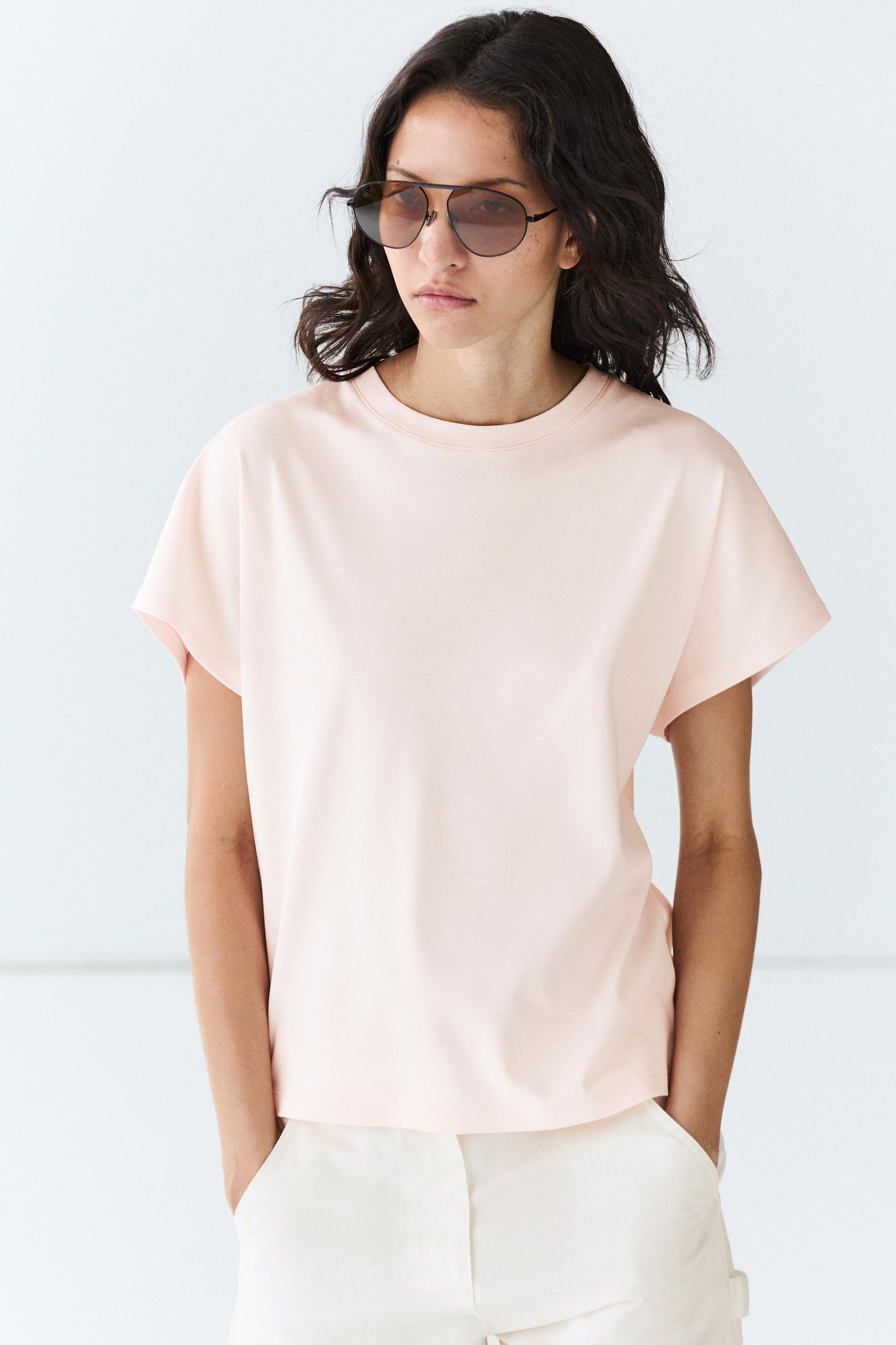 100% Cotton Short Sleeve T-Shirt — Pink