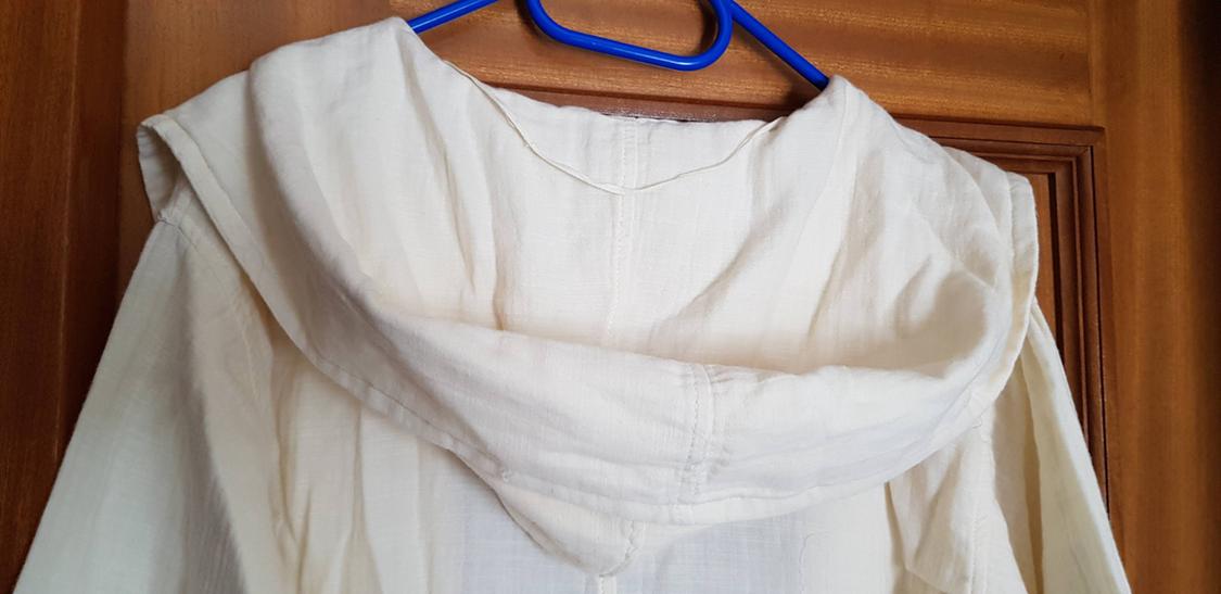 COTTON HOODED DRESSING GOWN - Image 4